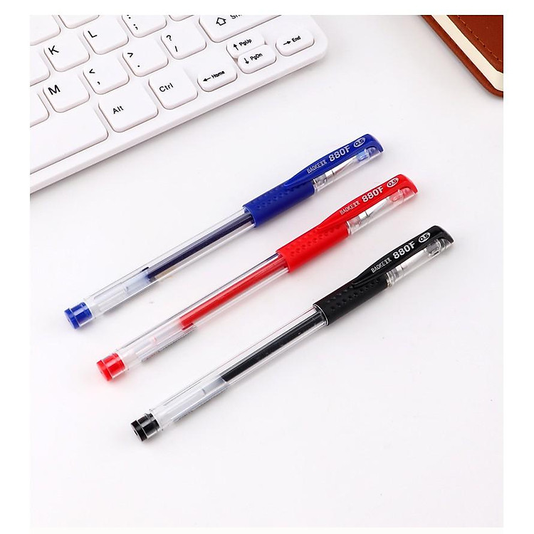 Bút Gel Mực Tím 0.5mm BAOKE (12 cây) - Ảnh 3