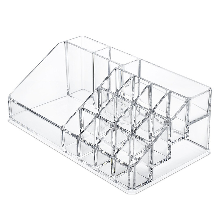 Khay Đựng Son Mỹ Phẩm 15 Ngăn Organizador DMC DC001 - Trong Suốt