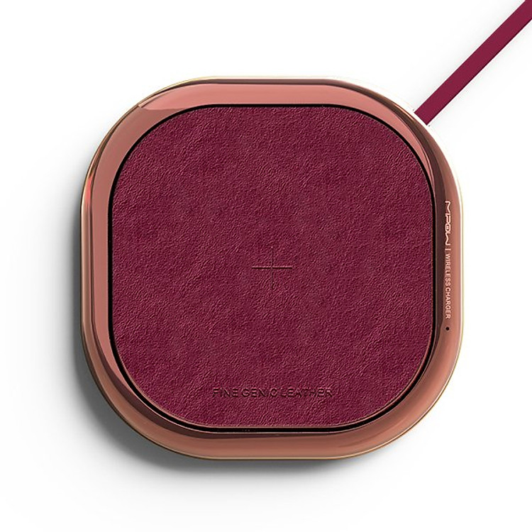 Đế sạc nhanh không dây Mipow Power XCube BTC500 Leather Genic - Hàng chính hãng