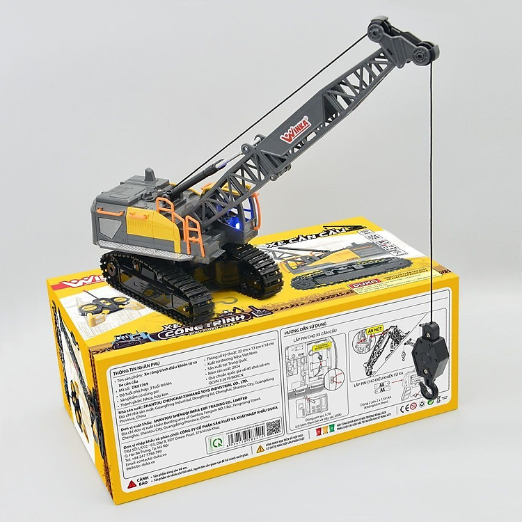Xe Cần Cẩu Điều Khiển Từ Xa DUKA Chính hãng Ưu đãi - Hình ảnh 3