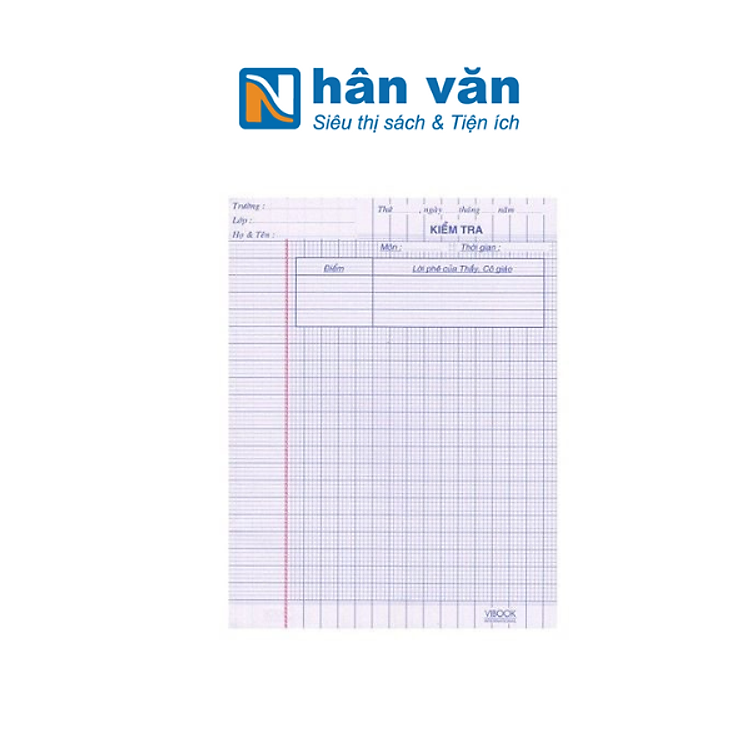 Giấy Kiểm Tra Vibook KT-TN01 (20 tờ)
