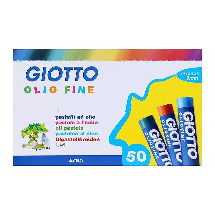 Hộp Bút Sáp Màu GIOTTO Olio Fine (50 màu)