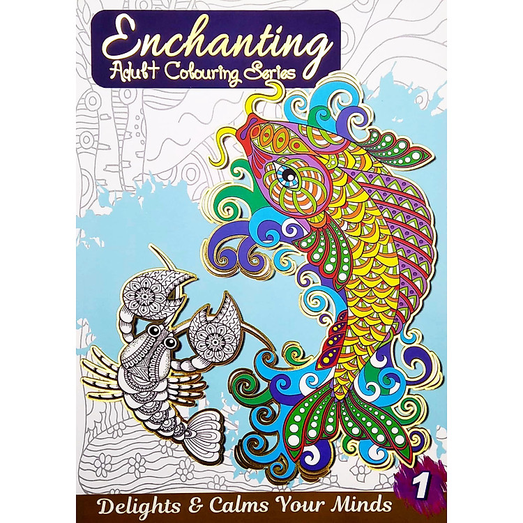 Enchanting Adult Colouring Series: Book 1 - Ảnh 6