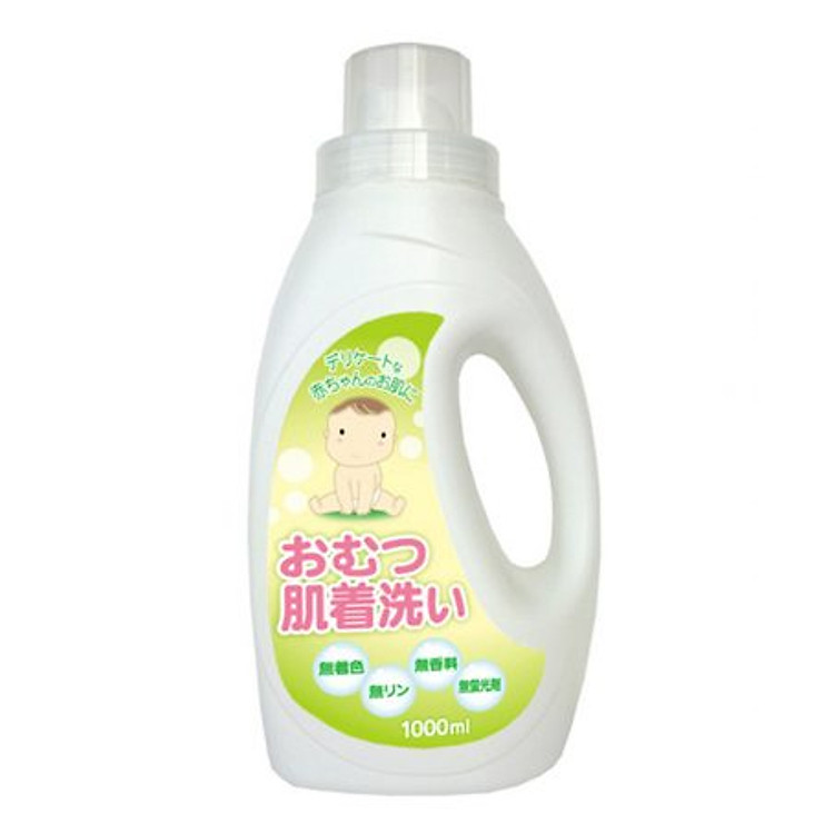 Nước giặt chuyên dụng cho tã, quần áo trẻ sơ sinh Rocket nội địa Nhật Bản