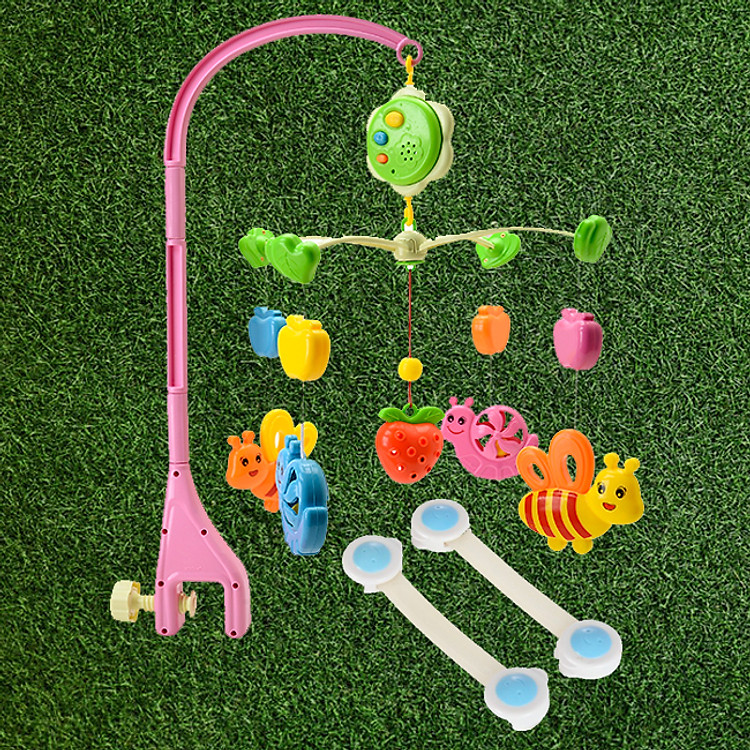 Đồ Chơi Treo Nôi,Treo Cũi Đa Năng Antona Tặng Kèm 2 Khóa Tủ Lạnh Ngăn Kéo An Toàn Cho Bé(Màu Ngẫu Nhiên)