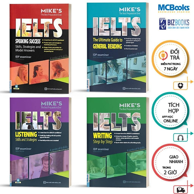 Combo 4 Kỹ Năng Ielts Mike Luyện Thi Ielts Học Thuật - Ảnh 2