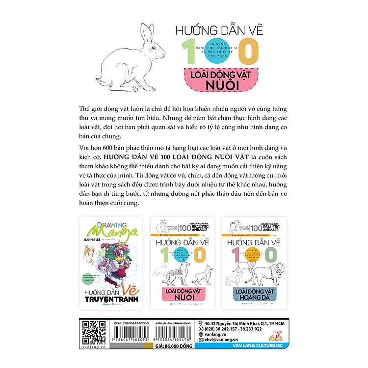 Hướng Dẫn Vẽ 100 Loài Động Vật Nuôi - Drawing Like An Artist - Ảnh 2