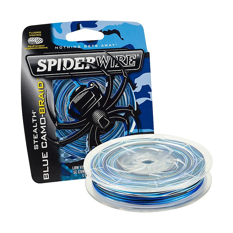 Dâu câu cá Spider Wire Blue Camou 114m