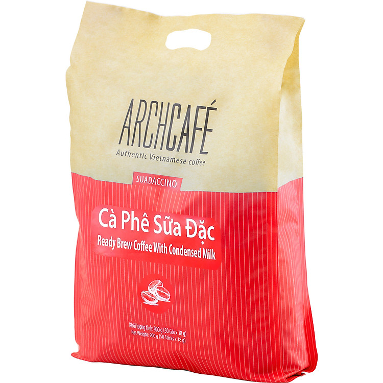 Cà Phê Sữa Đặc - Cafe hoà tan Archcafé (túi 50 gói x 18g)