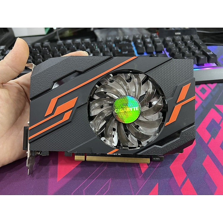 Card màn hình GIGABYTE GeForce GT 1030 2GB GDDR5 OC (GV-N1030OC-2GI) - Hàng chính hãng