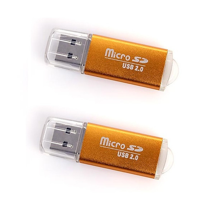 COMBO 2 ĐẦU ĐỌC THẺ NHỚ ĐIỆN THOẠI VỎ NHÔM - GIAO MÀU NGÃU NHIÊN