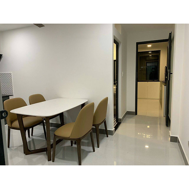 Bộ bàn ăn 4 ghế mặt đá cao cấp ( 1m4)