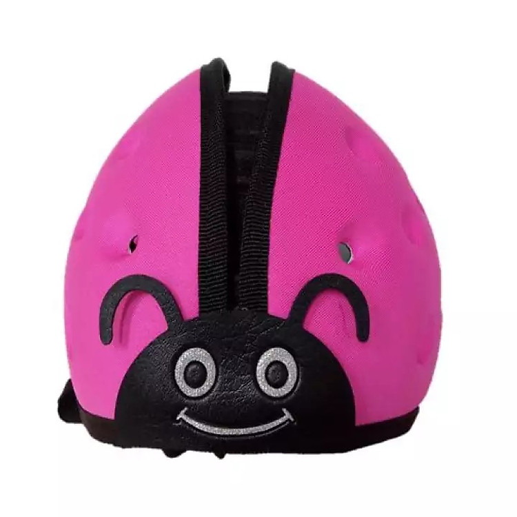Nón bảo hiểm cho bé hình con bọ cho bé từ 9 tháng - 3 tuổi ( màu hồng)