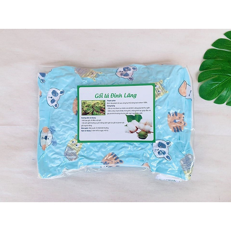 Gối Đinh Lăng Cho Bé, Chống Mồ Hôi Trộm Giúp Bé Ngủ Ngon