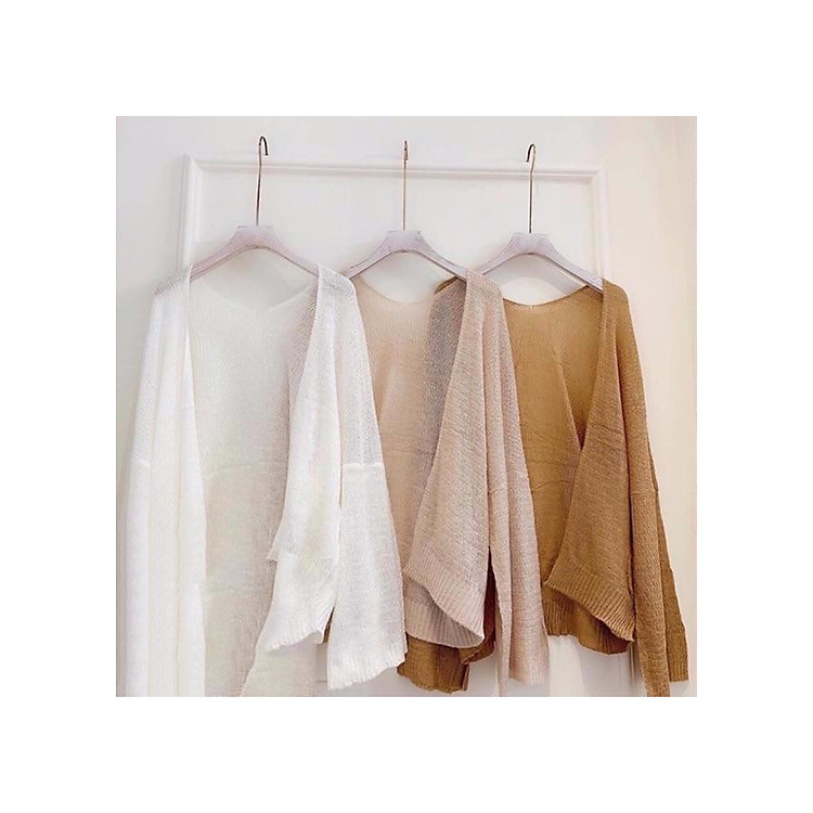 Áo Cardigan Nữ Len Mỏng Siêu Hot CN01