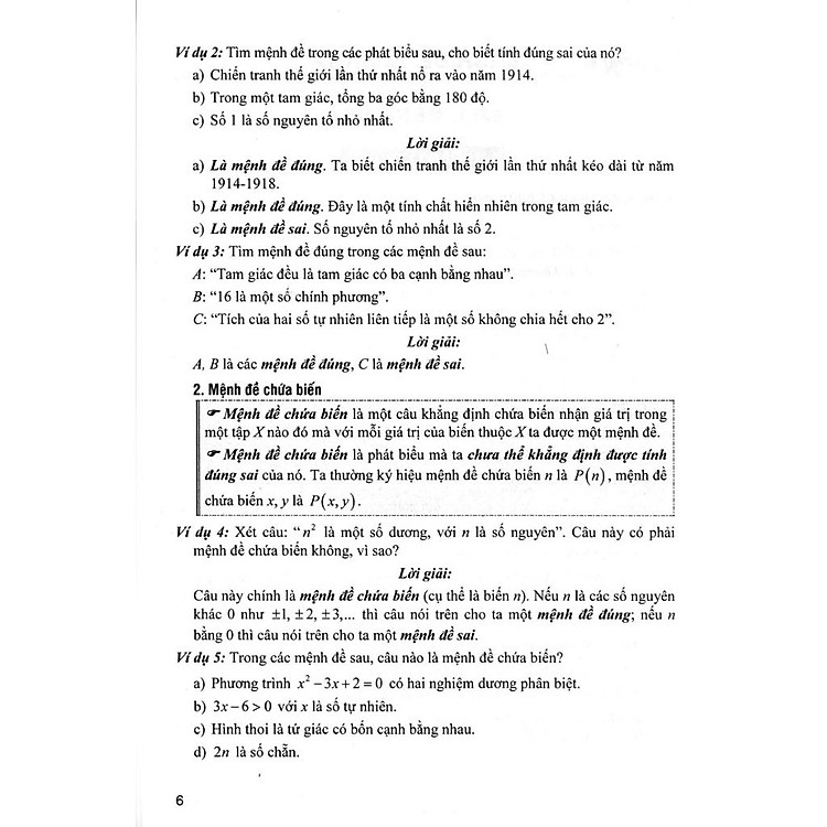 Tham Khảo Toán 10 - Biên Soạn Theo Chương Trình GDPT Mới - Quyển 1 - Ảnh 2