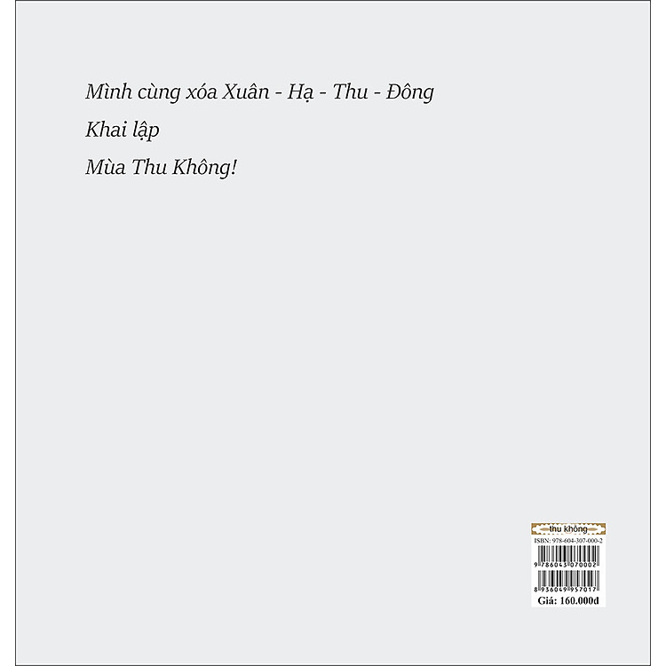 Thu Không (Tập Thơ) - Ảnh 2