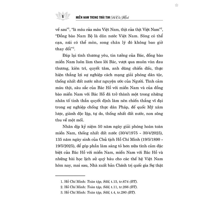 Miền Nam trong trái tim Hồ Chí Minh - bản in 2025 - Ảnh 4