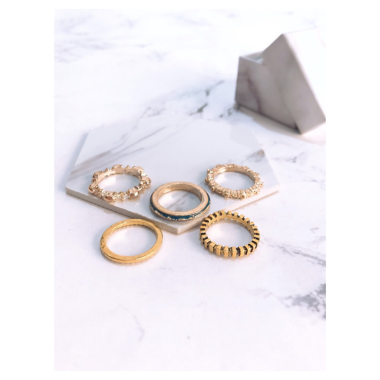 Set Nhẫn Nữ MiDiRing Cá Tính Thời Trang Cực Xinh Tatiana