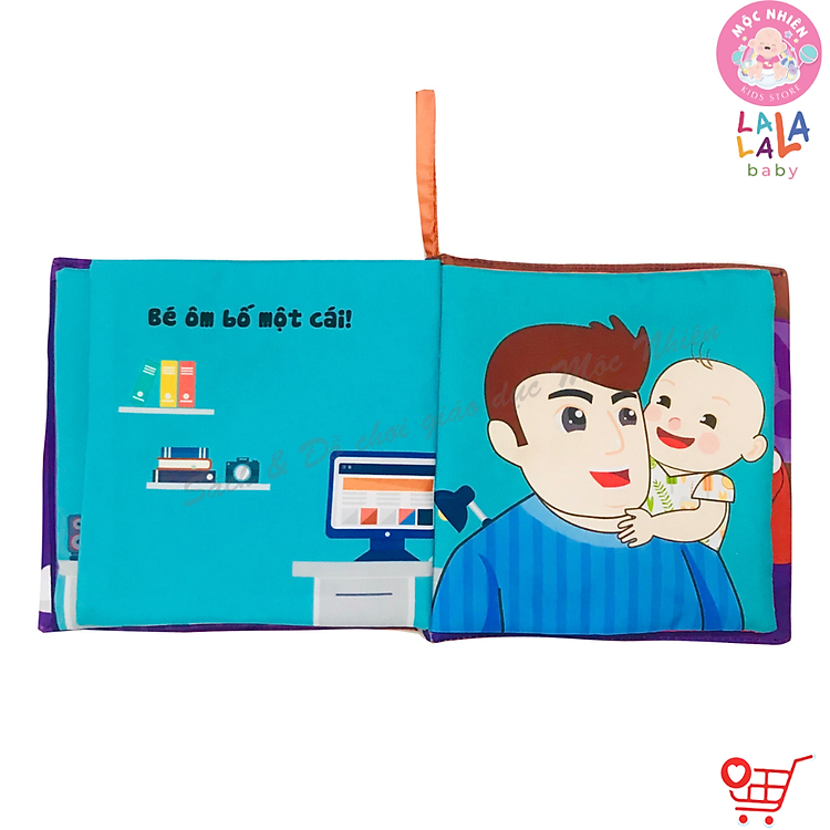 Sách Vải Tương Tác Cho Bé 0-4 Chính hãng Giá tốt - Hình ảnh 5