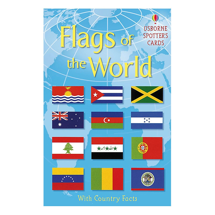 Sách Usborne Spotter's Cards Flags of the World