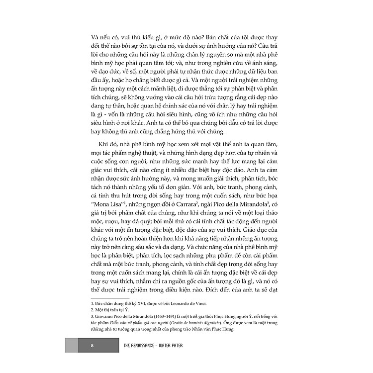 THE RENAISSANCE – Tác phẩm phê bình lý luận kinh điển về văn hóa thời Phục Hưng - Ảnh 5