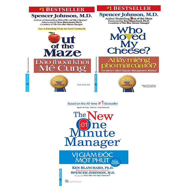 Combo Vị Giám Đốc Một Phút + Đào Thoát Khỏi Mê Cung + Ai Lấy Miếng Pho Mát Của Tôi (Bộ 3 Cuốn)