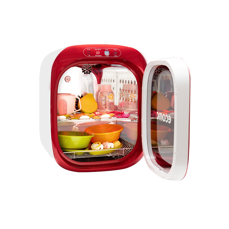 Máy tiệt trùng sấy khô khử mùi bằng tia UV Ecomom ECO-100 Pro Màu Đỏ