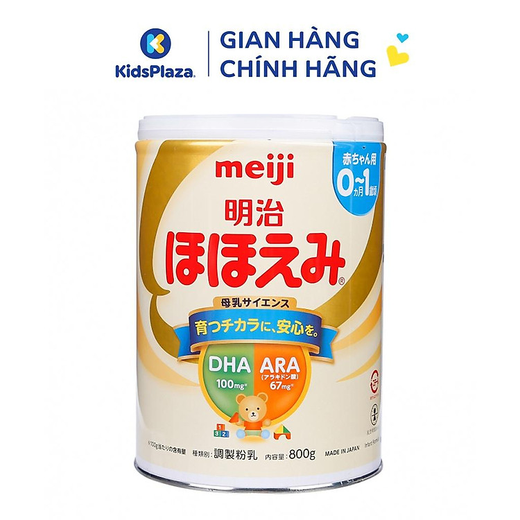 Sữa bột Meiji Nhật 800gr số 0/9 Hàng chuẩn Giá tốt - Hình ảnh 2