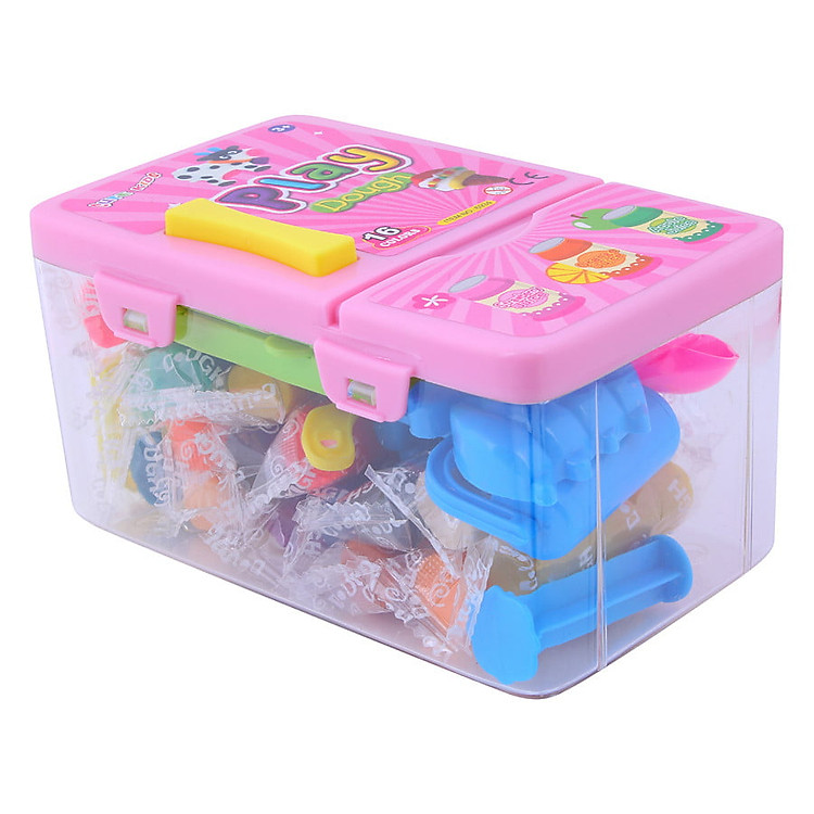 Sáp Nặn 6934 Học Tập (Kèm Khuôn Hình) - Hộp Màu Hồng