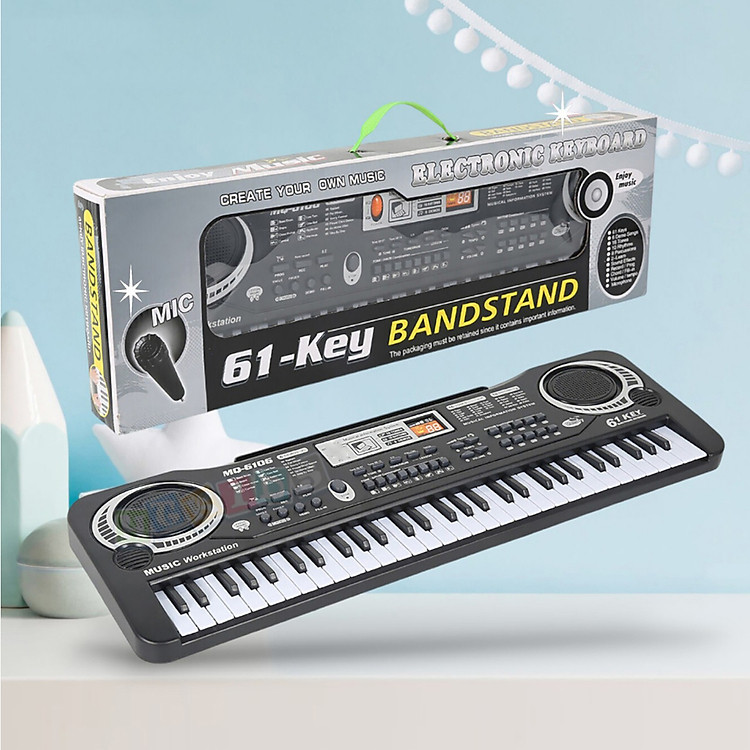 Mua tại Tiki: Đàn Piano Điện 61 Phím Cho Bé Chính hãng Giá tốt