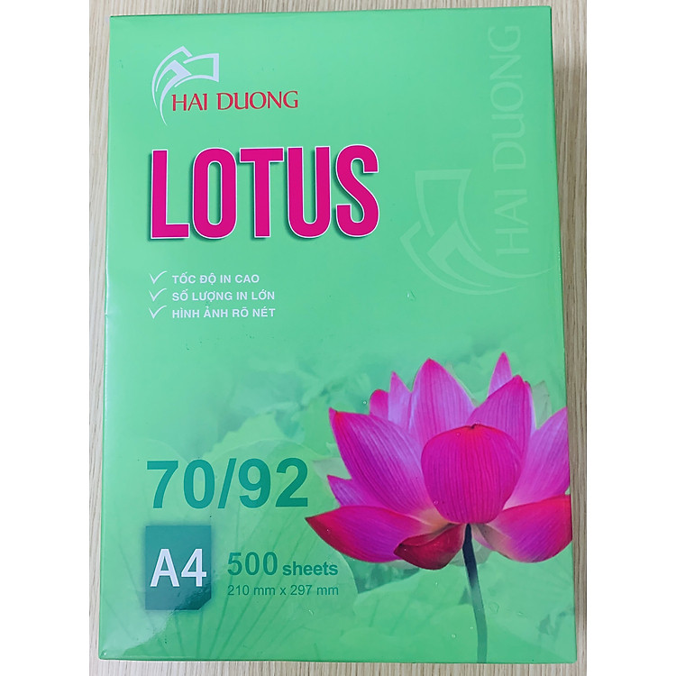 Giấy in A4 Lotus đa năng 70gsm (500 tờ) - Ảnh 4