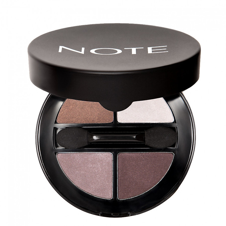 Phấn trang điểm cho mắt 4 màu đẹp tự nhiên lâu trôi NOTE Luminous Silk Quattro Eyeshadow - Thổ Nhĩ Kỳ 1.5g x 4