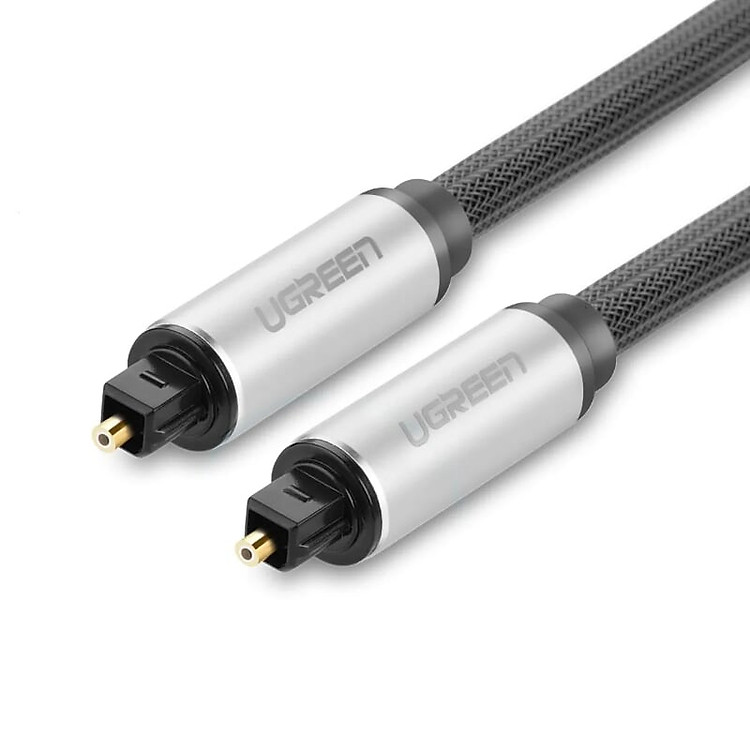 Cáp âm thanh 2 đầu quang Toslink Optical Audio Blister Package 2m màu xám 10540Av108 Hàng chính hãng