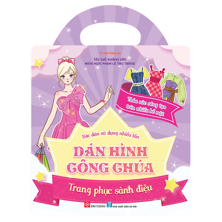 Sách Bóc Dán Sử Dụng Nhiều Lần - Dán Hình Công Chúa