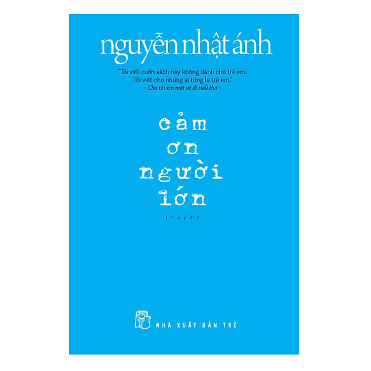 Sách Cảm Ơn Người Lớn (Bìa Cứng)