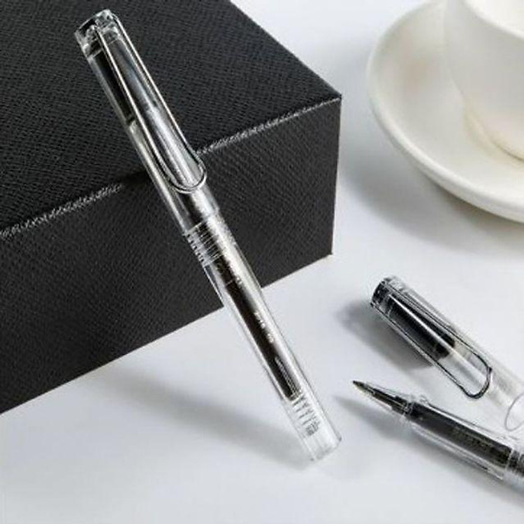 Bút Ký Gel Vỏ Trong Suốt VEYRON PM152A - Mực Xanh - Ảnh 2