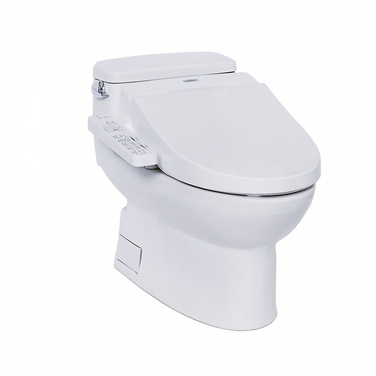 Bồn cầu một khối TOTO MS884W7 kèm nắp rửa điện tử Washlet TCF6631A (220V)