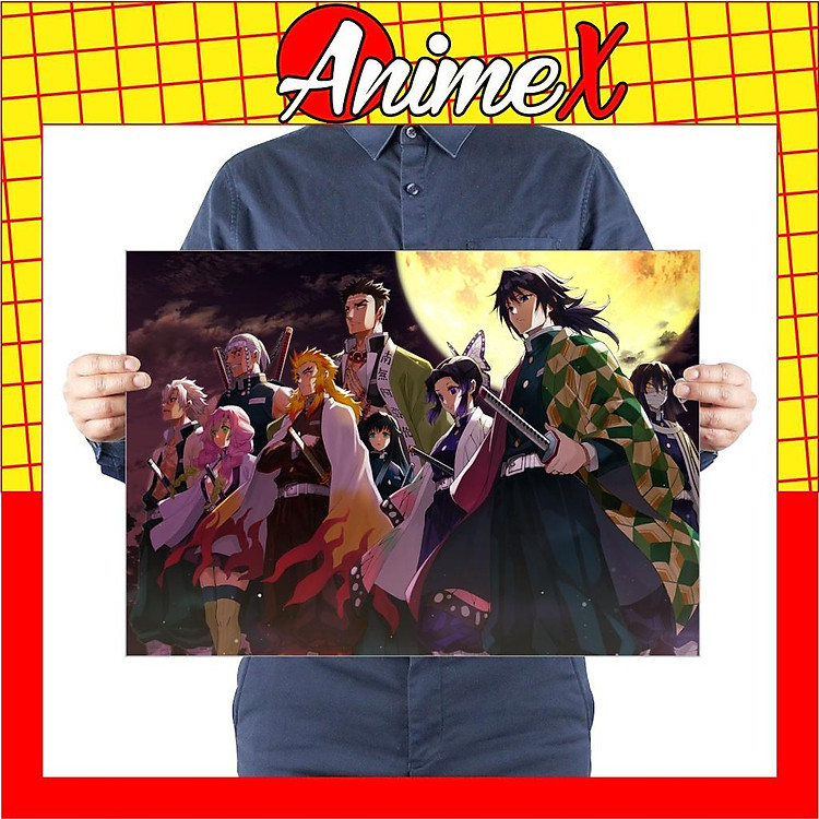 Tranh Dán Tường Anime Demon Slayer - Kimetsu No Yaiba -Thanh Gươm Diệt Quỷ - Poster Áp PhíchBy AnimeX