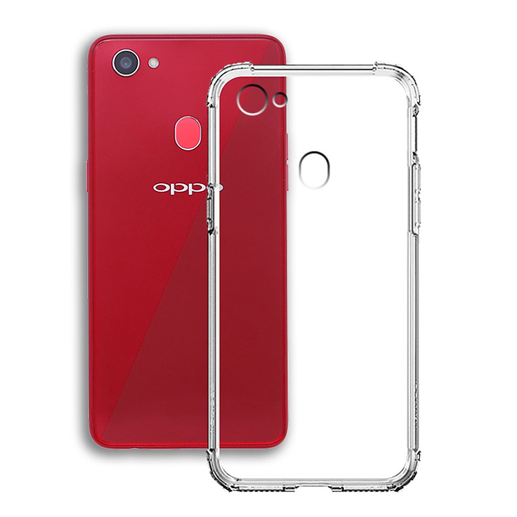 Ốp Lưng Chống Sốc cho điện thoại Oppo F7 - Dẻo Trong - Hàng Chính Hãng