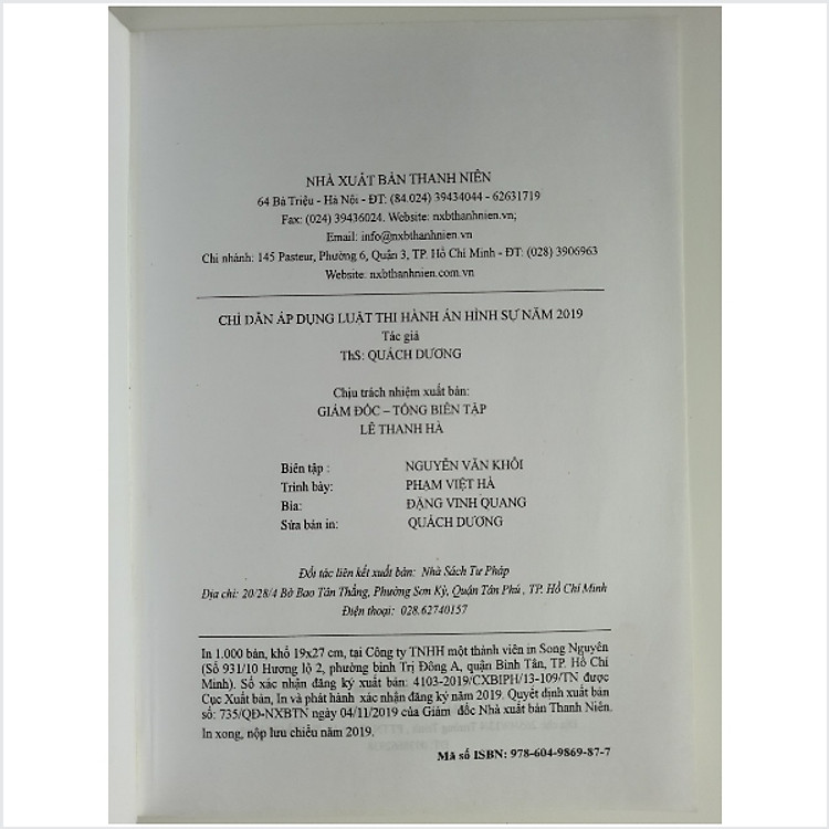 CHỈ DẪN ÁP DỤNG LUẬT THI HÀNH ÁN HÌNH SỰ - Ảnh 4