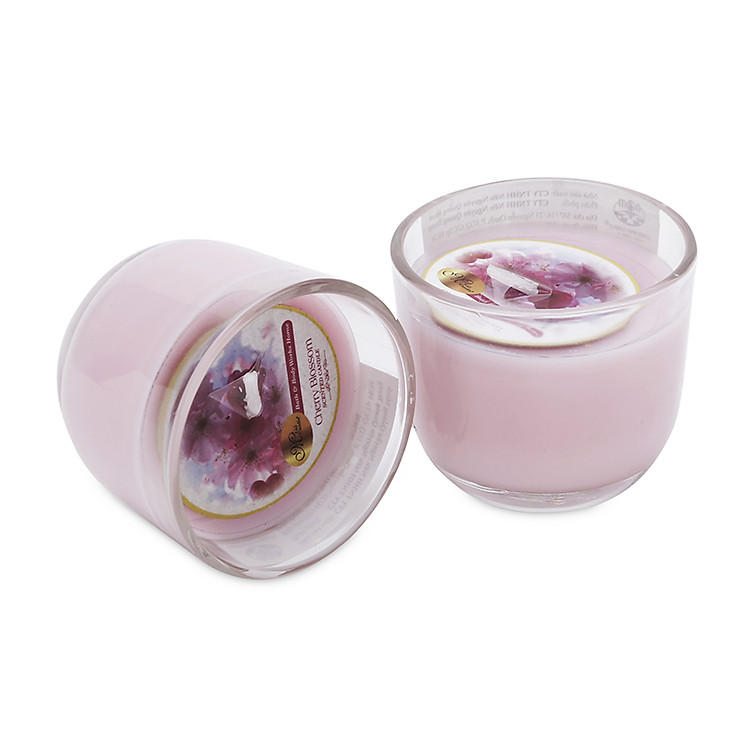 Cặp 2 Ly nến thơm D6H5 Miss Candle FtraMart MIC0605 5.5 x 5 cm (Chọn 10 mùi hương)