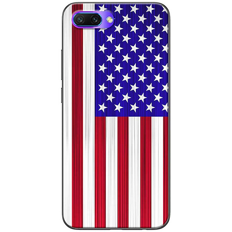 Ốp lưng dành cho Honor 10 mẫu Lá cờ Mĩ