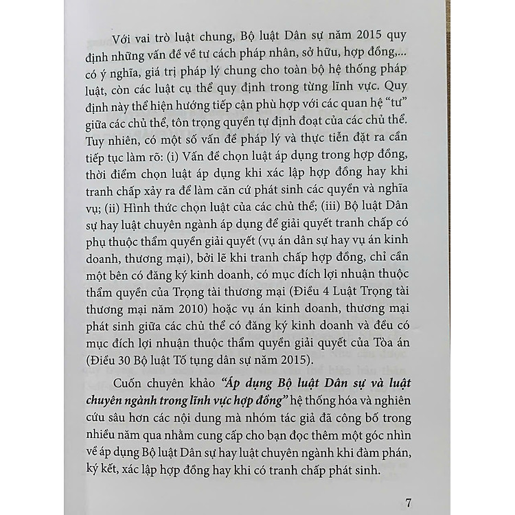 Áp dụng bộ luật dân sự và luật chuyên ngành trong lĩnh vực hợp đồng - Ảnh 4