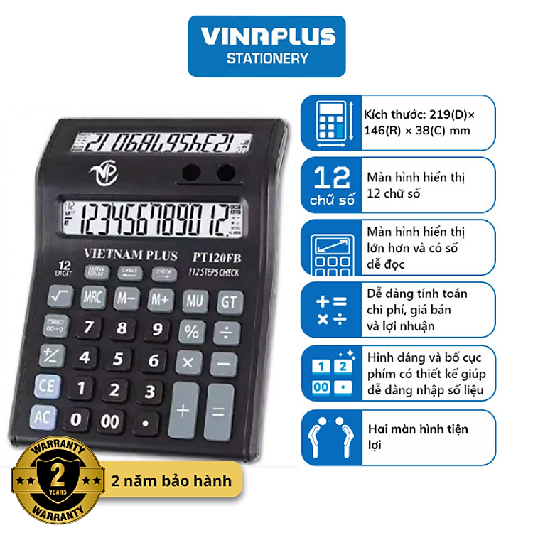 Máy Tính Hai Màn Hình Vinaplus PT-120FB - Ảnh 3