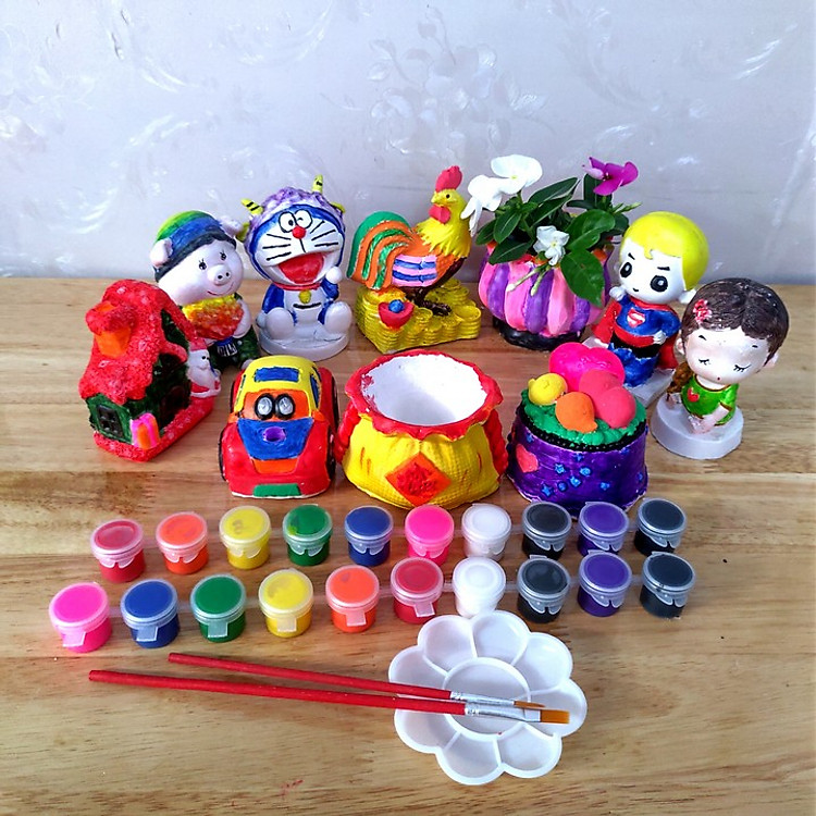 Combo 10 tượng tô màu n3 cho bé