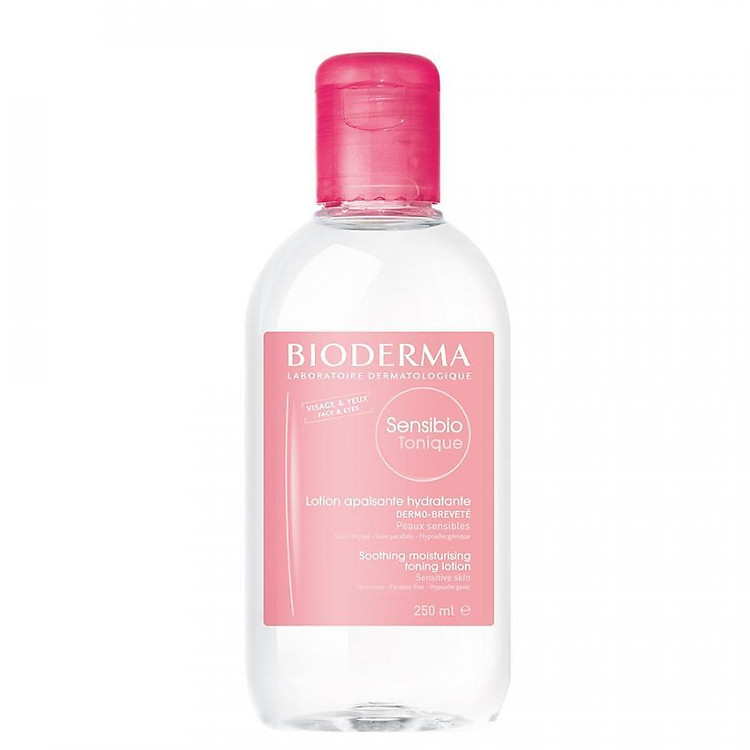 Nước hoa hồng dưỡng ẩm dành cho da nhạy cảm BIODERMA Sensibio Tonique 250ml