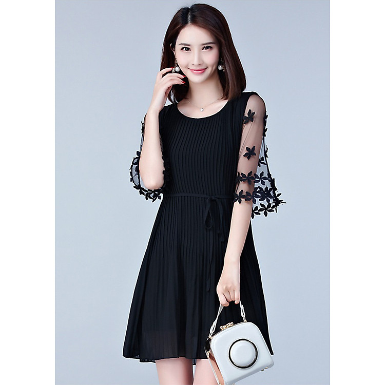 Đầm nữ xếp ly Haint Boutique