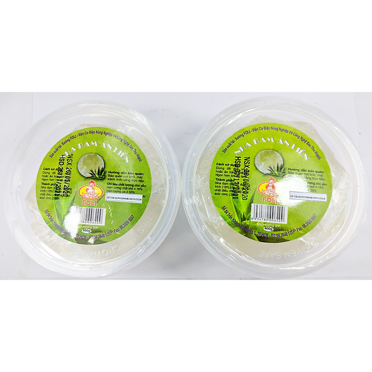 COMBO 2 HỘP NHA ĐAM ĂN LIỀN (400g x 2)