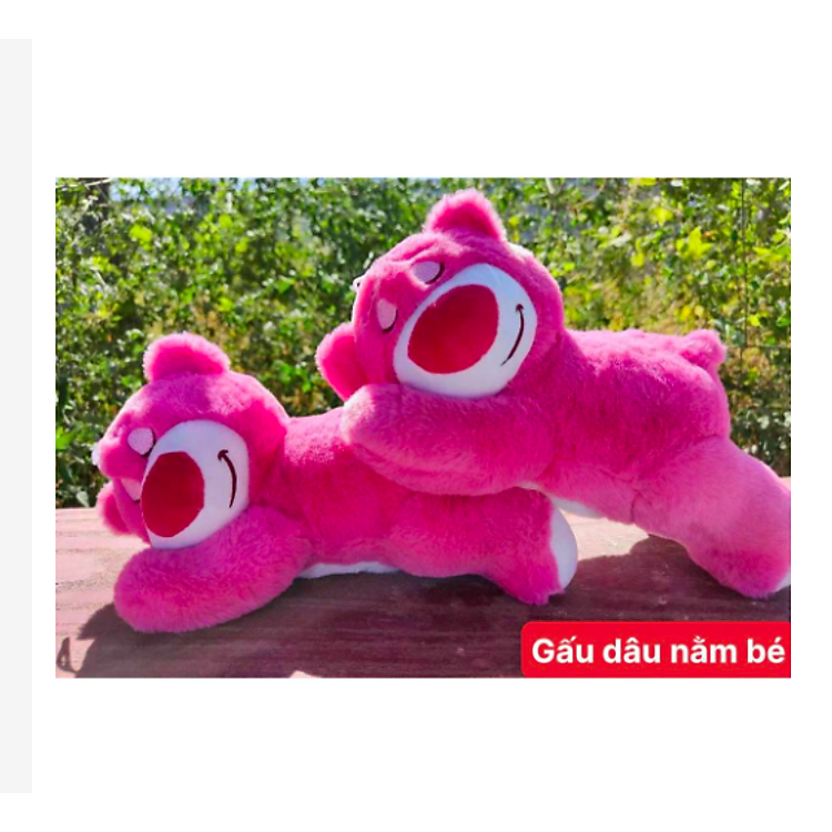 Mua Gấu dâu Lotso 20cm dễ thương Chính hãng Ưu đãi - Hình ảnh 3